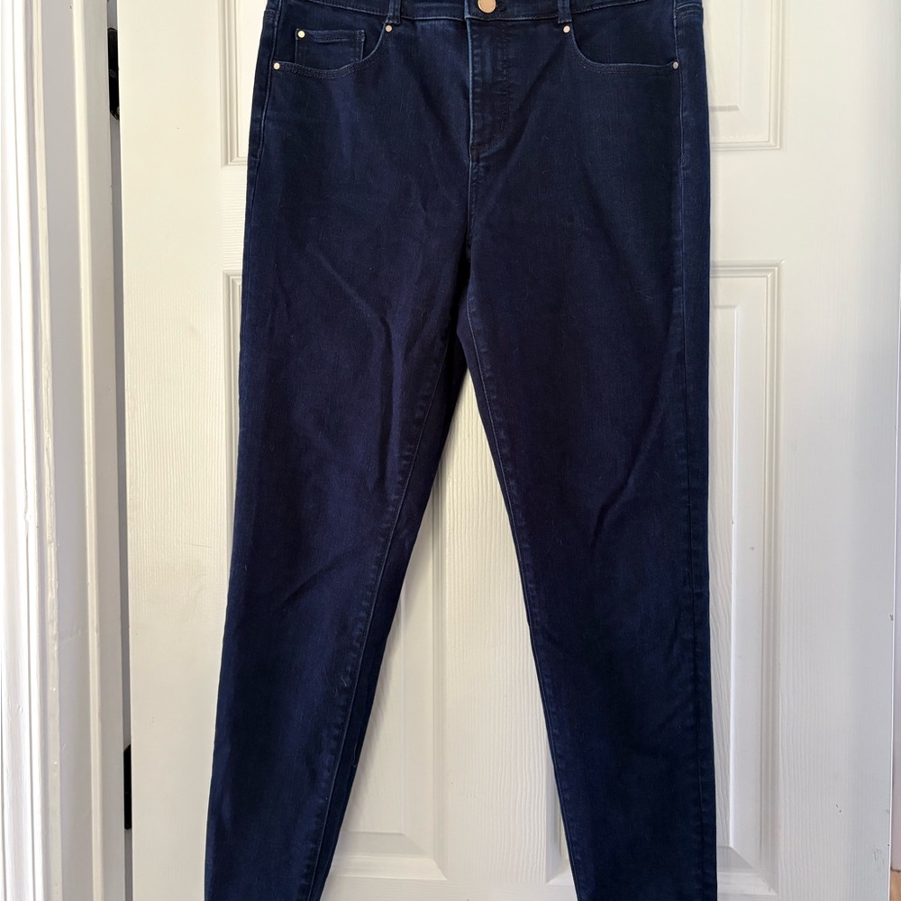 Ann Taylor Dark Blue Skinny Jeans
